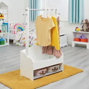 Wooden stand for children's clothes